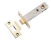 21482 - Hard Sprung Split Cam Tube Latch - 70mm Backset - Polished Brass