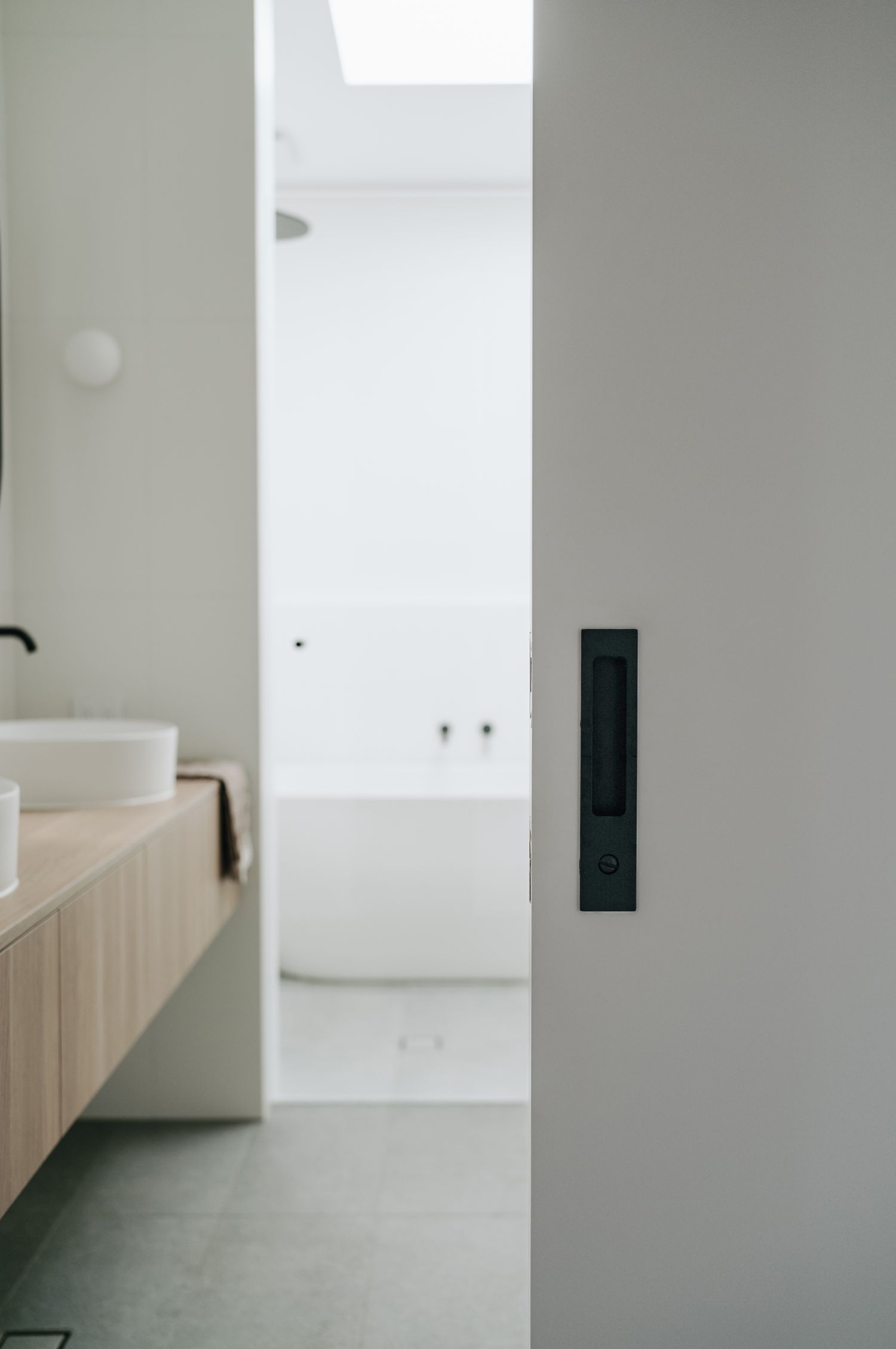 21416 - Rectangular Sliding Door Pull Passage Kit - Brushed Brass - Passage