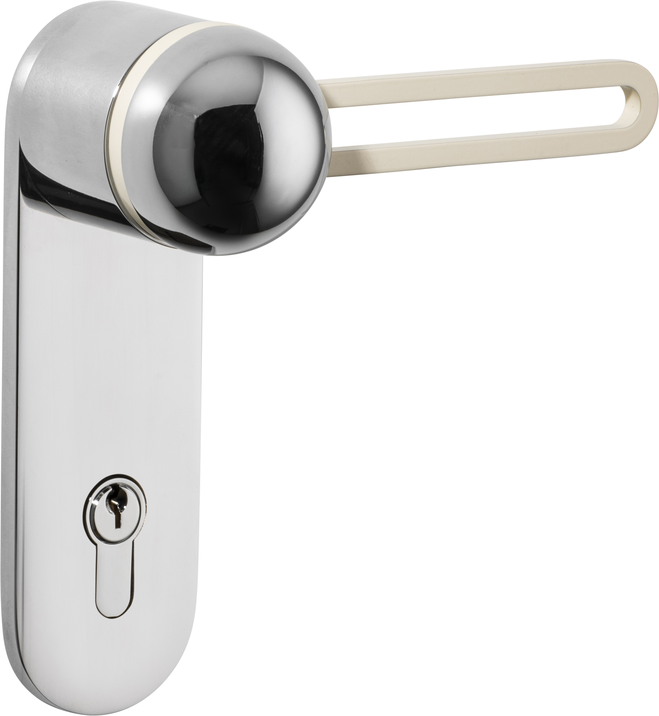 Bone/Polished Chrome