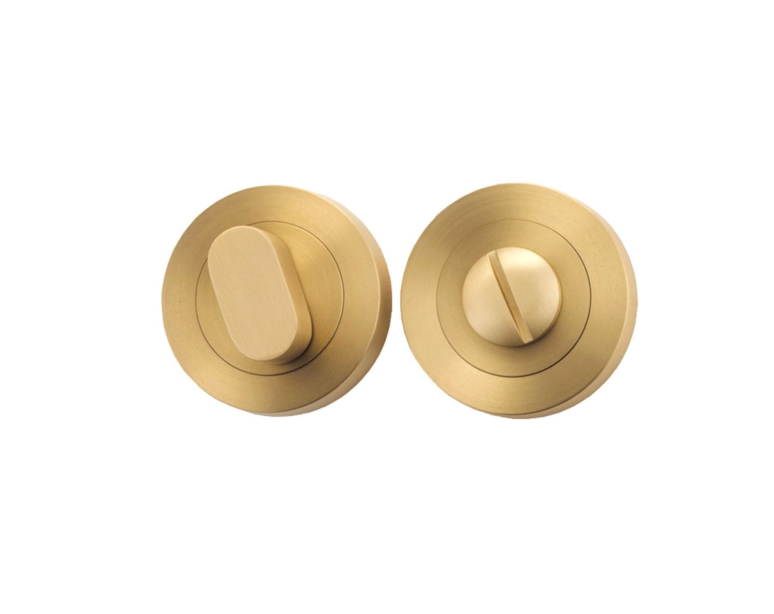 9361 - Privacy Turn - Round - Brushed Brass