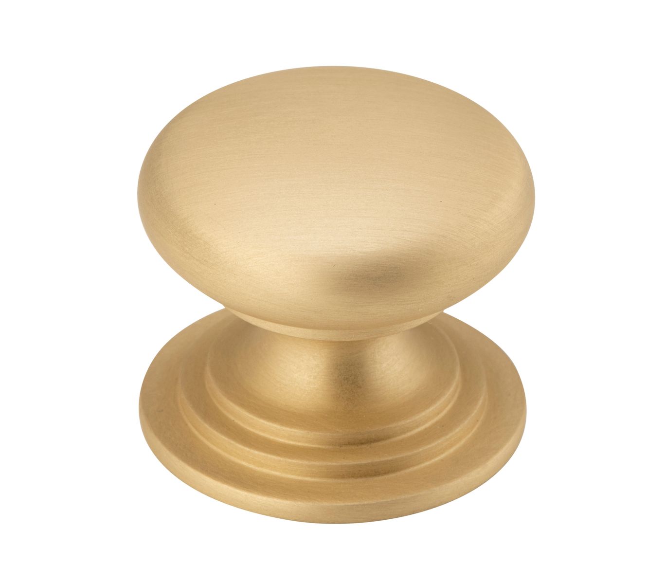 0579 - Sarlat Cupboard Knob - P32xD38mm - Brushed Brass