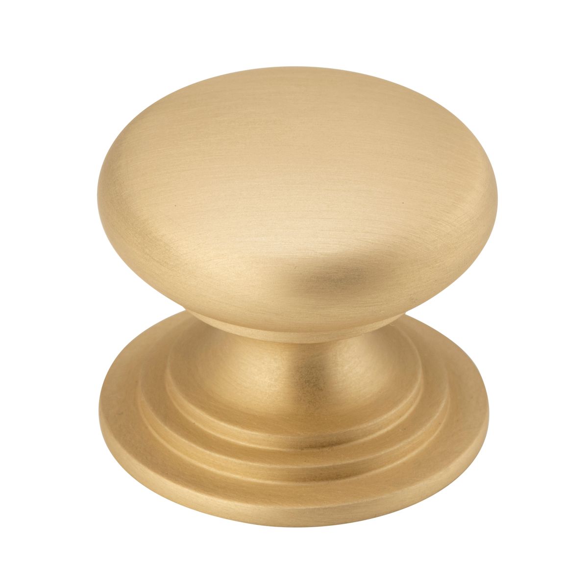 0579 - Sarlat Cupboard Knob - P32xD38mm - Brushed Brass
