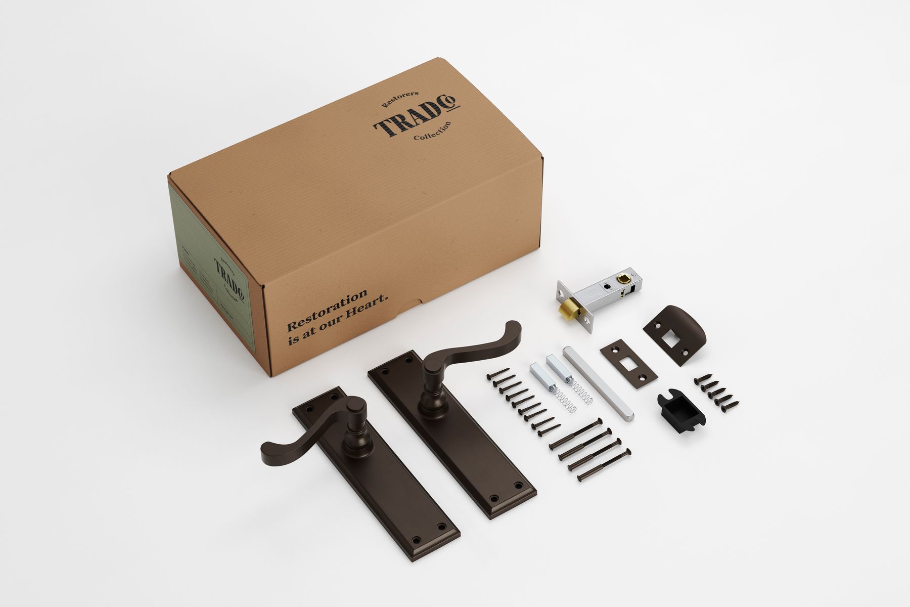 Milton Lever - Long Backplate Passage Set