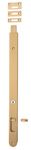 20336 - Locking Flush Bolt - 400mm - Brushed Brass