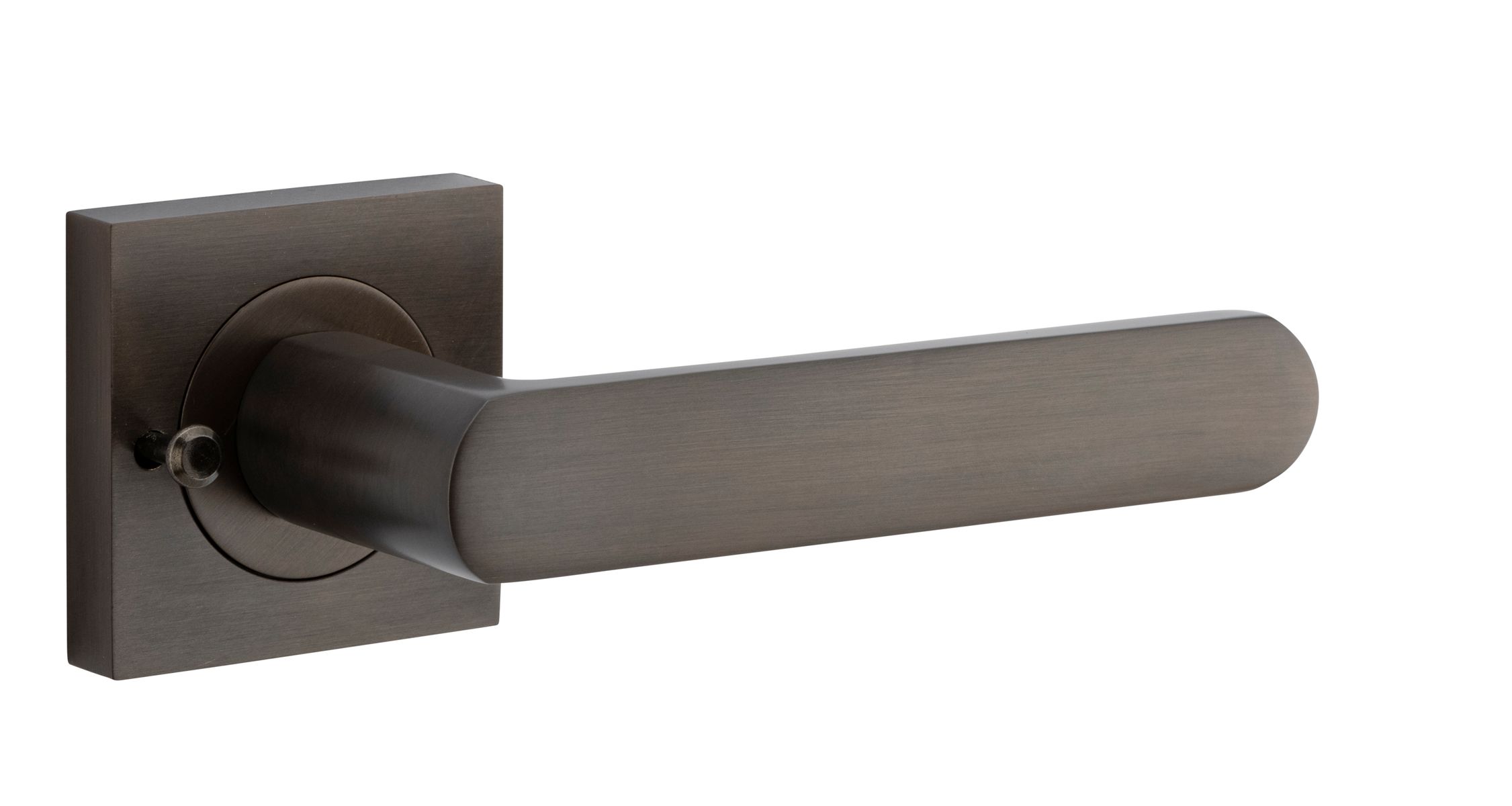 21181KIBPRIV60 - Osaka Lever - Square Rose (Inbuilt Privacy) - Signature Brass - Privacy