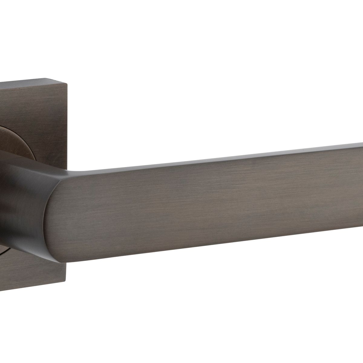 21181KIBPRIV60 - Osaka Lever - Square Rose (Inbuilt Privacy) - Signature Brass - Privacy