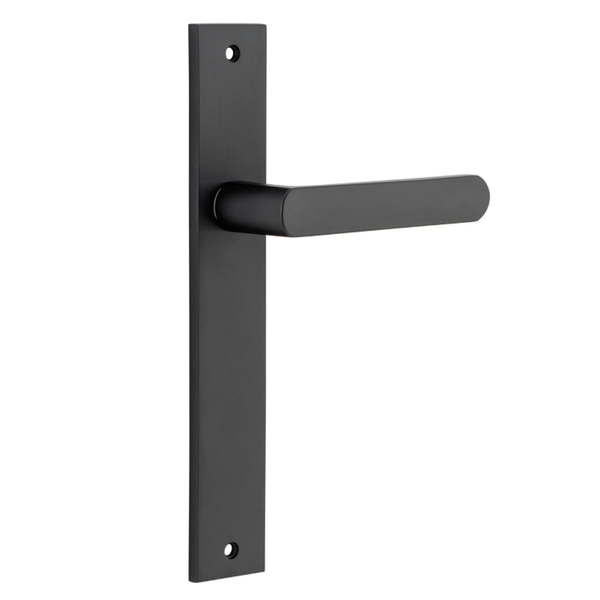 12860 - Osaka Lever - Rectangular Backplate - Matt Black - Passage
