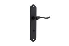 12922P85 - Stirling Lever - Shouldered Backplate - Matt Black - Privacy