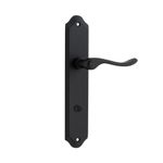 12922P85 - Stirling Lever - Shouldered Backplate - Matt Black - Privacy