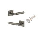 16873KPASS60 - Berlin Lever - Square Rose Passage Kit - Graphite PVD - Passage