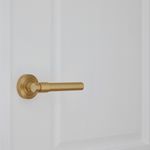 20626 - Helsinki Lever - Round Rose - Brushed Brass - Passage