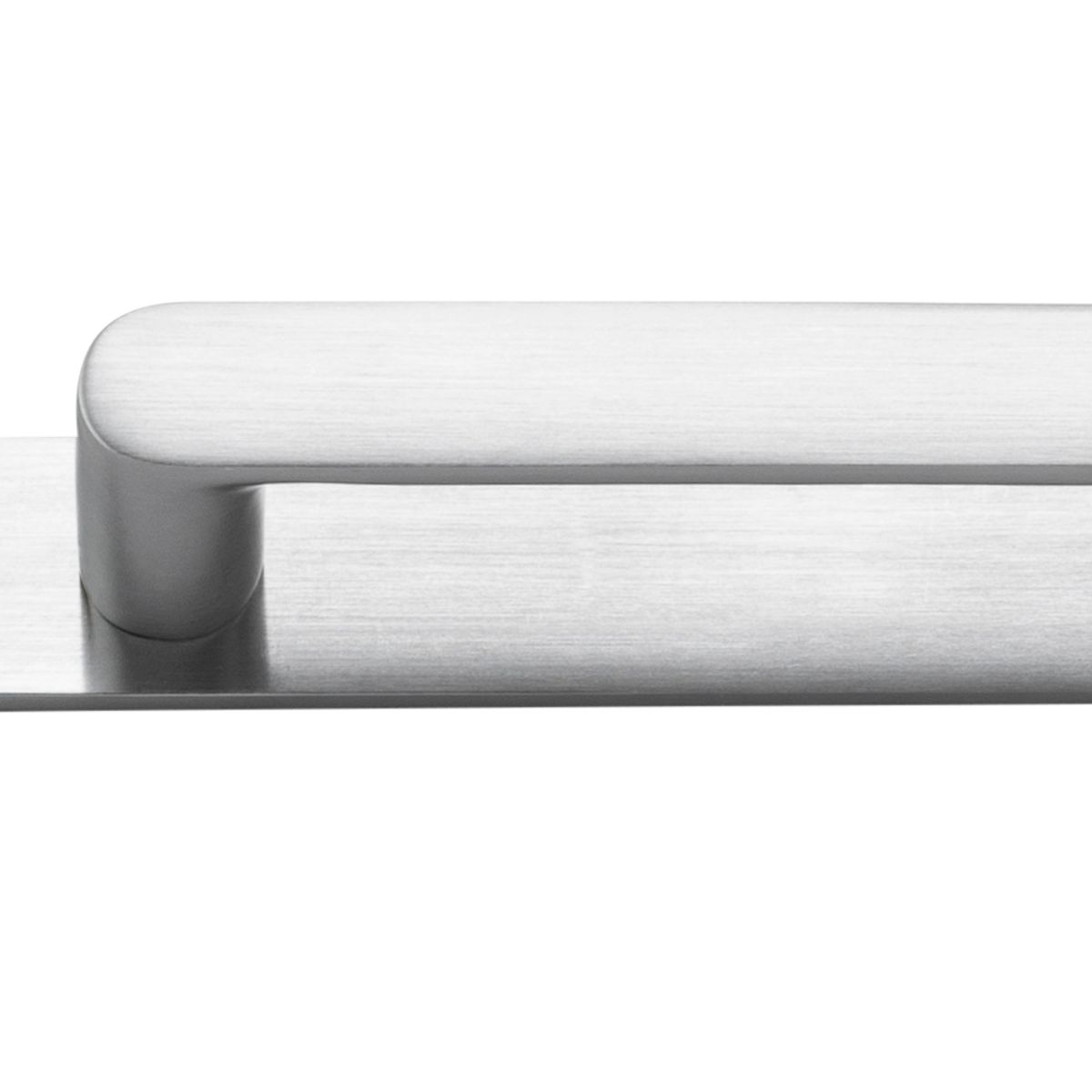 20945B - Osaka Cabinet Pull with Backplate - CTC96mm - Brushed Chrome
