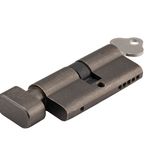 21617 - Euro Cylinder Key/Thumb 5 Pin - Distressed Nickel - Entrance