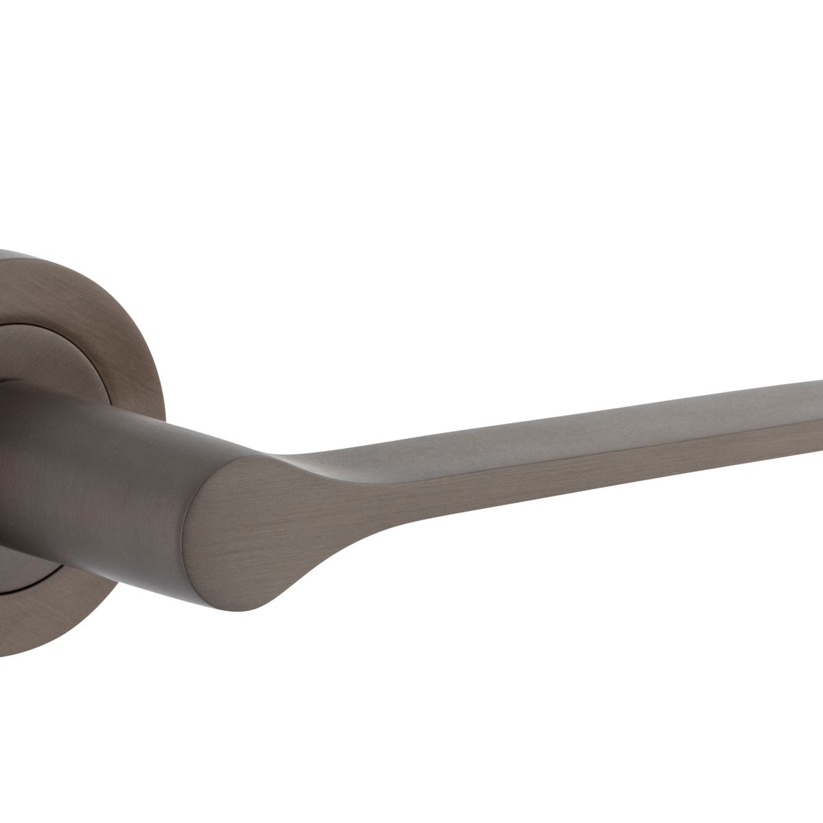 0361 - Como Lever - Round Rose - Signature Brass - Passage