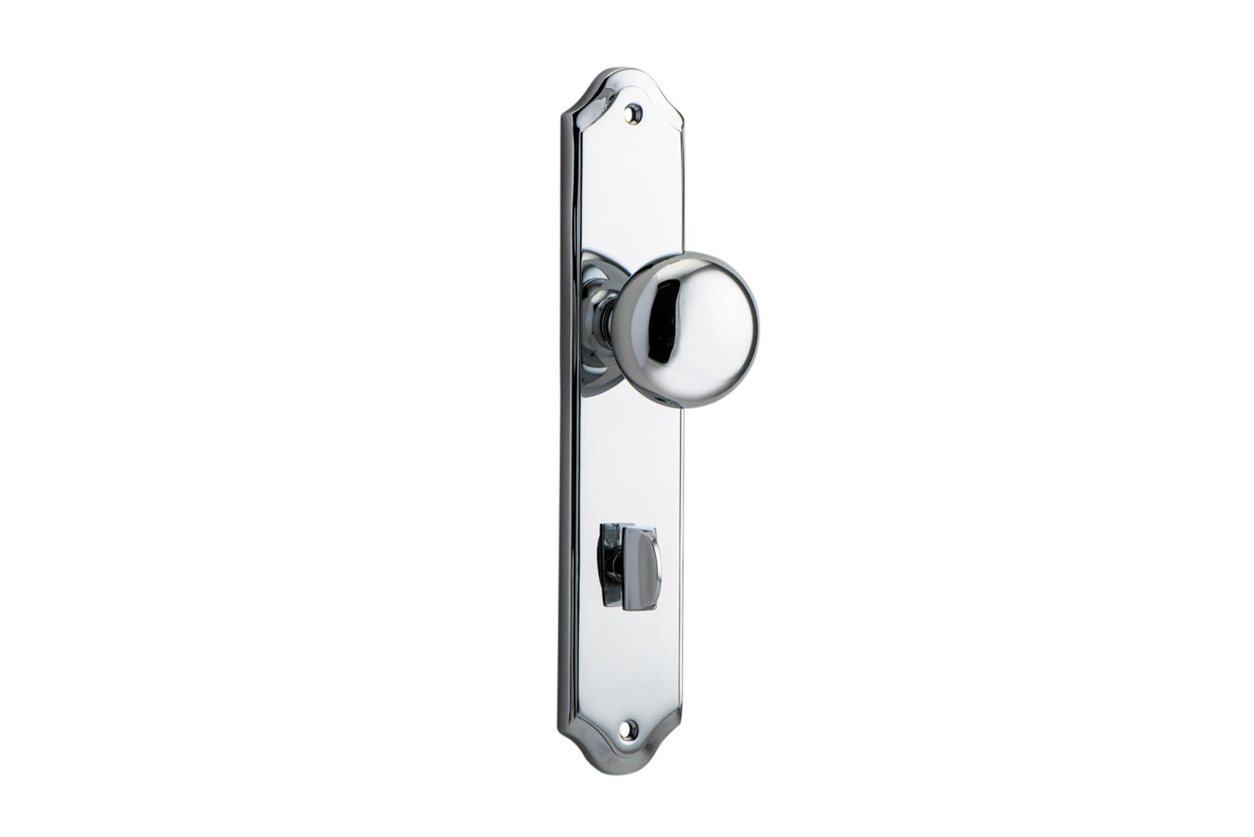 11828P85 - Cambridge Knob - Shouldered Backplate - Polished Chrome - Privacy