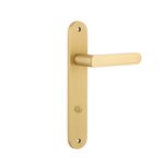 16364P85 - Osaka Lever - Oval Backplate - Brushed Gold PVD - Privacy