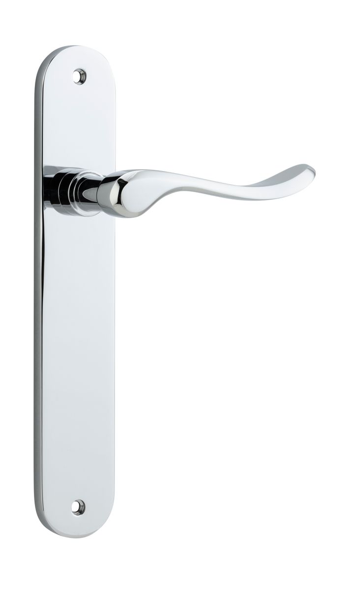 11924 - Stirling Lever - Oval Backplate - Polished Chrome - Passage