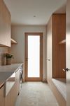 9211 - Baltimore Lever - Round Rose - Signature Brass - Passage