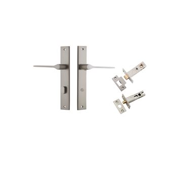 Como Lever - Rectangular Backplate Privacy Kit