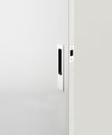 21414 - Rectangular Sliding Door Pull Passage Kit - Polished Chrome - Passage
