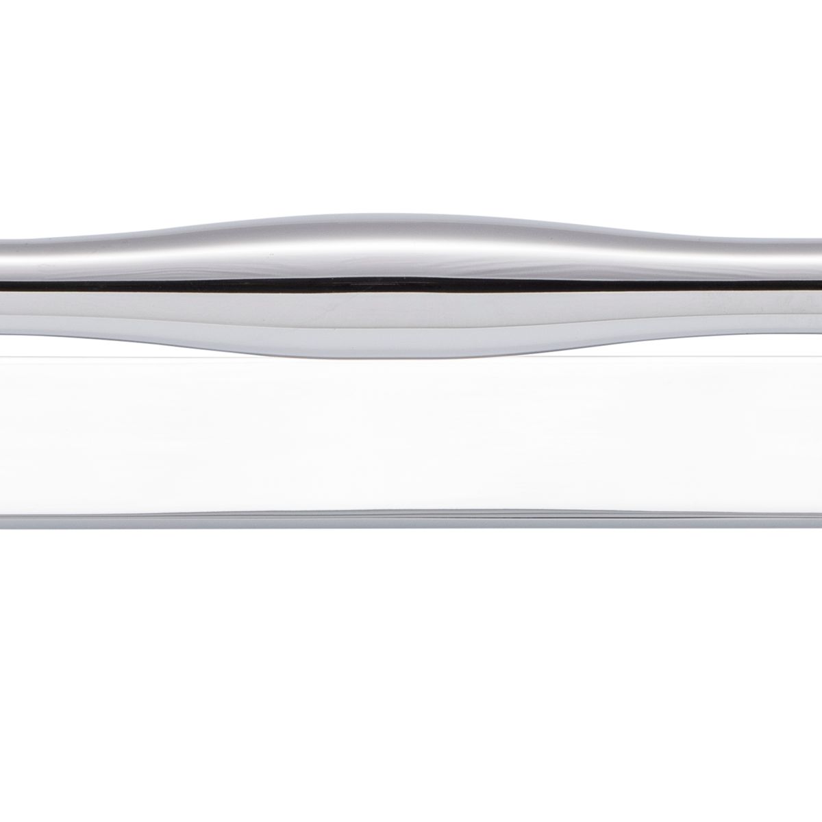 21074B - Sarlat Cabinet Pull with Backplate - CTC160mm - Polished Chrome
