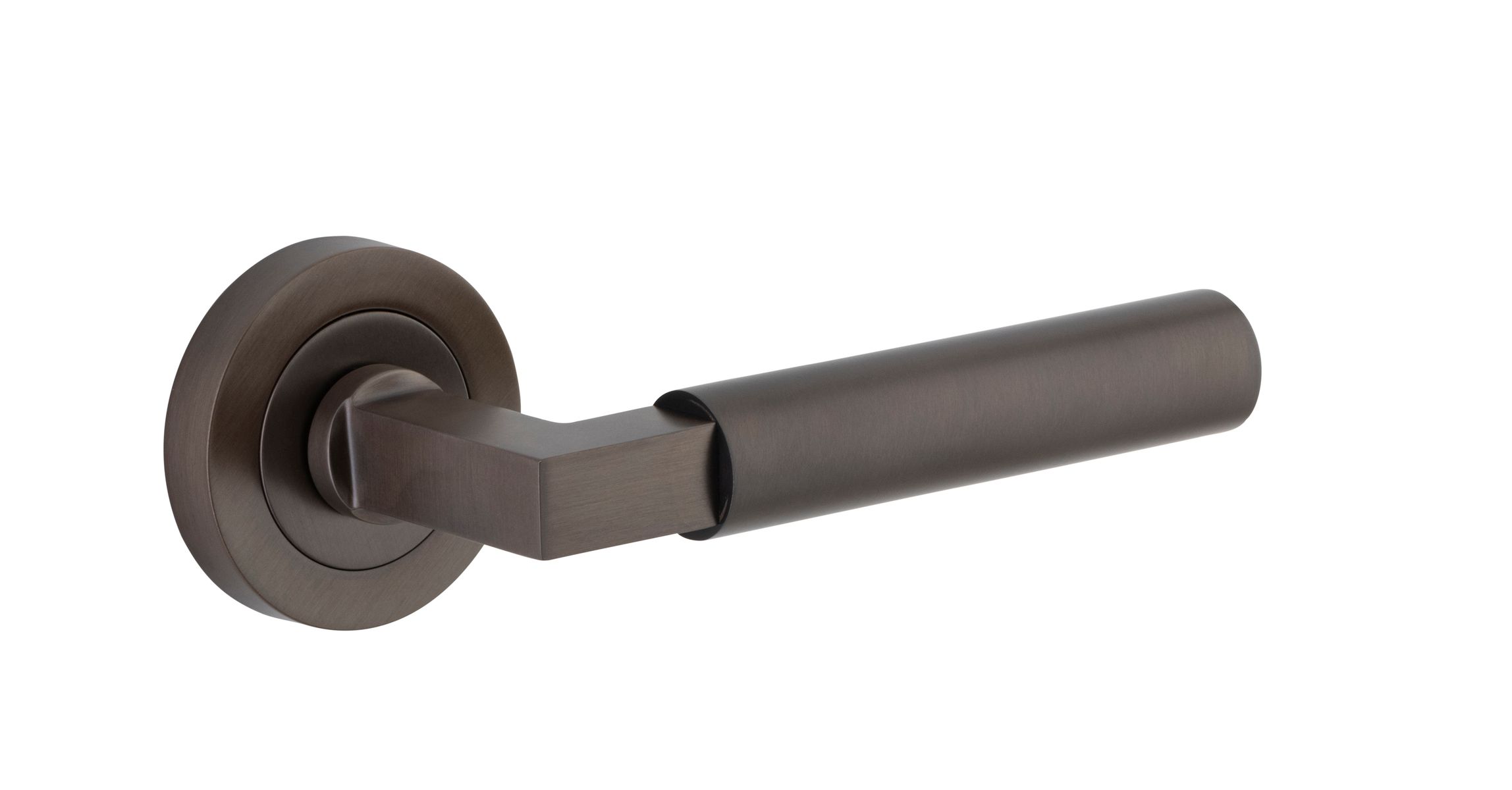 0341 - Berlin Lever - Round Rose - Signature Brass - Passage