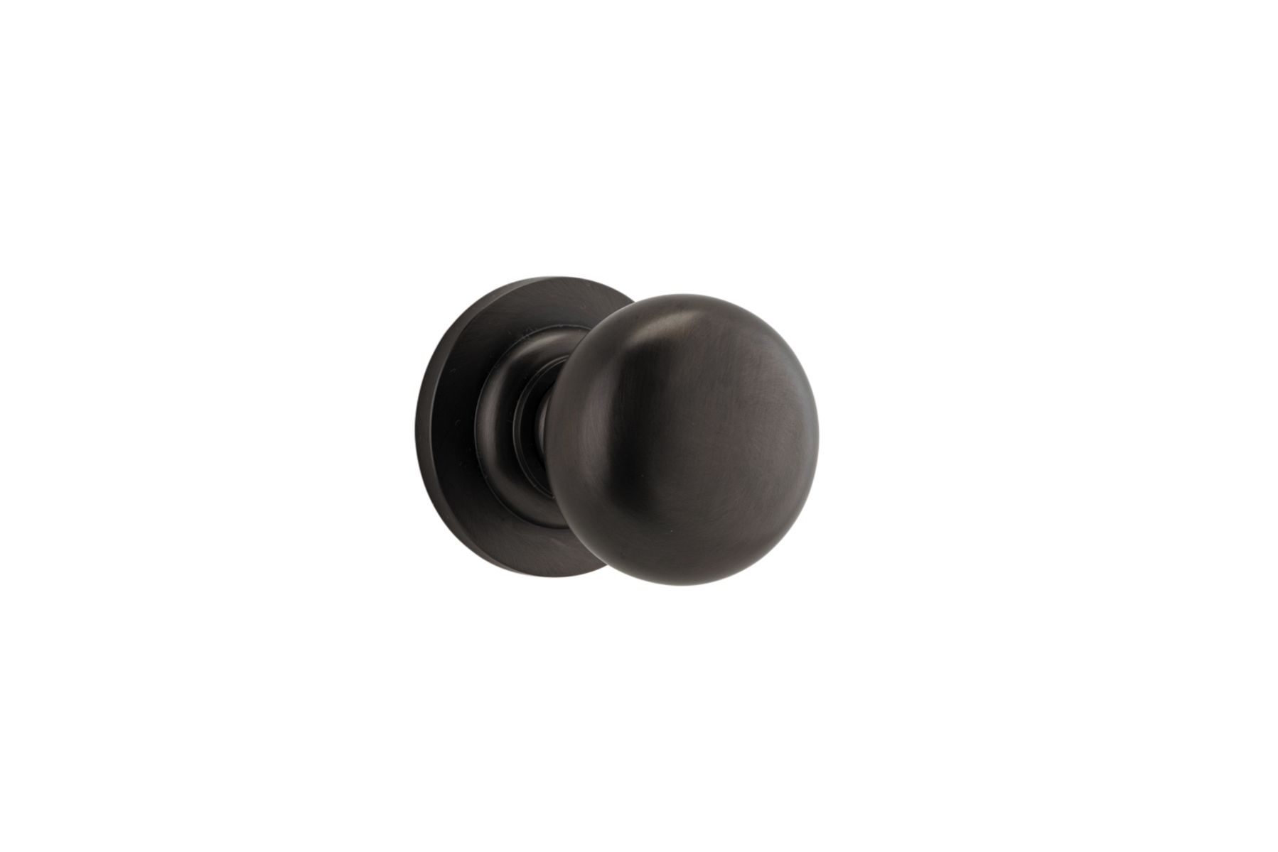 0201 - Cambridge Knob - Round Rose - Signature Brass - Passage