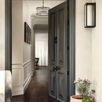 9403 - Sarlat Centre Door Knob - Matt Black
