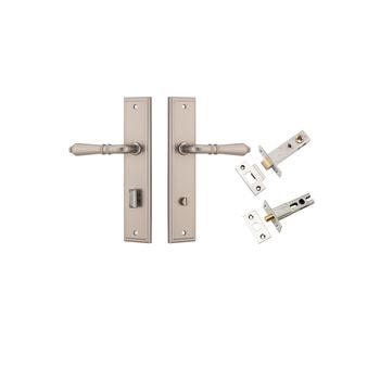 Sarlat Lever - Stepped Backplate Privacy Kit