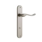 14924P85 - Stirling Lever - Oval Backplate - Satin Nickel - Privacy