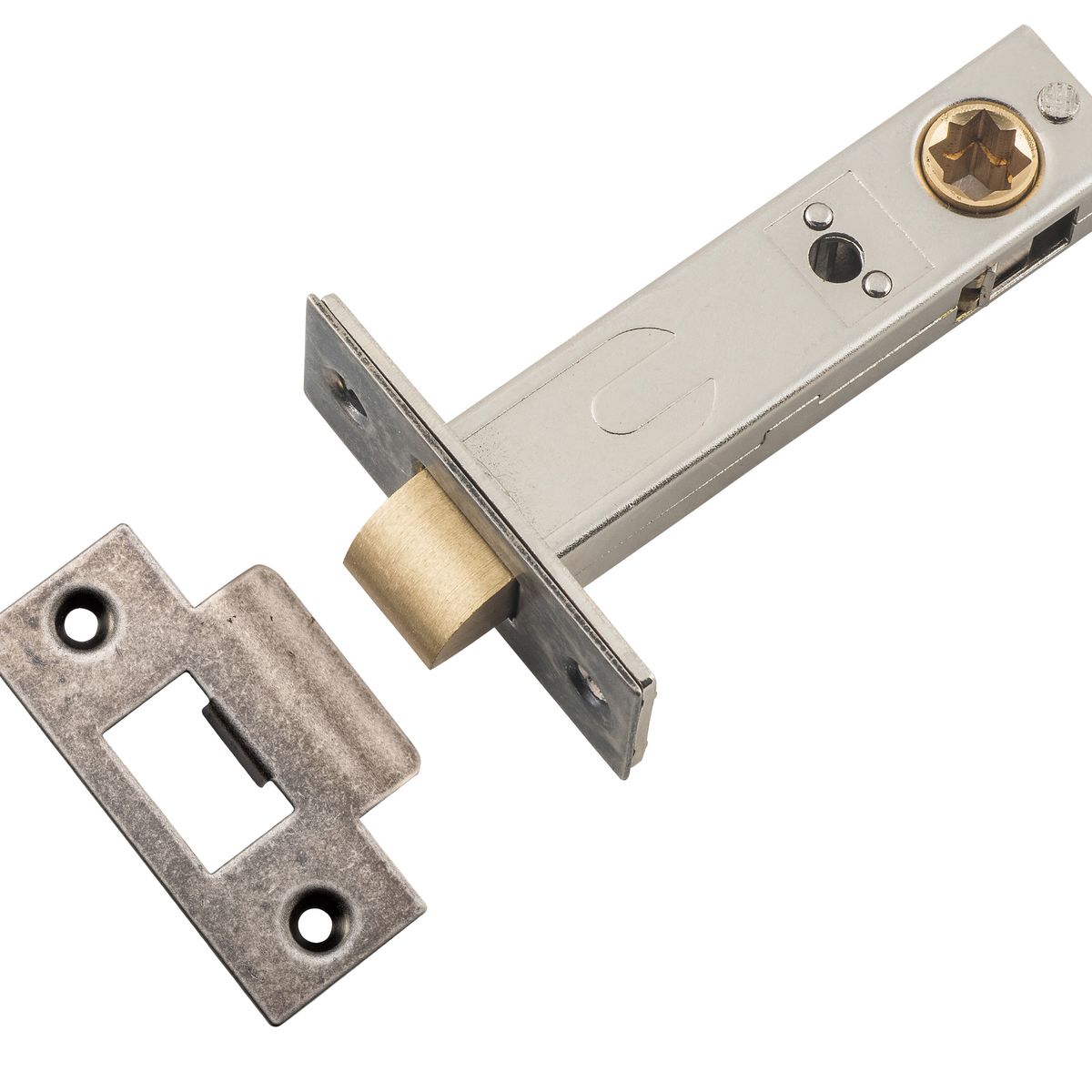 21473 - Split Cam Tube Latch - 70mm Backset - Distressed Nickel