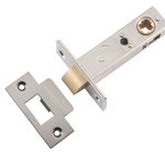 21508 - Hard Sprung Split Cam Tube Latch - 60mm Backset - Satin Nickel