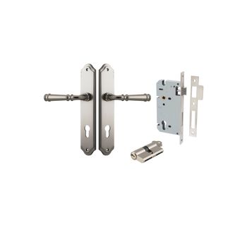 Verona Lever - Shouldered Backplate Entrance Kit with High Security Lock