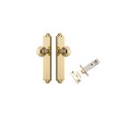 10330KPASS60 - Guildford Knob - Shouldered Backplate Passage Kit - Polished Brass - Passage