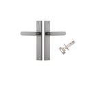14748KPASS60 - Bronte Lever - Rectangular Backplate Passage Kit - Satin Nickel - Passage