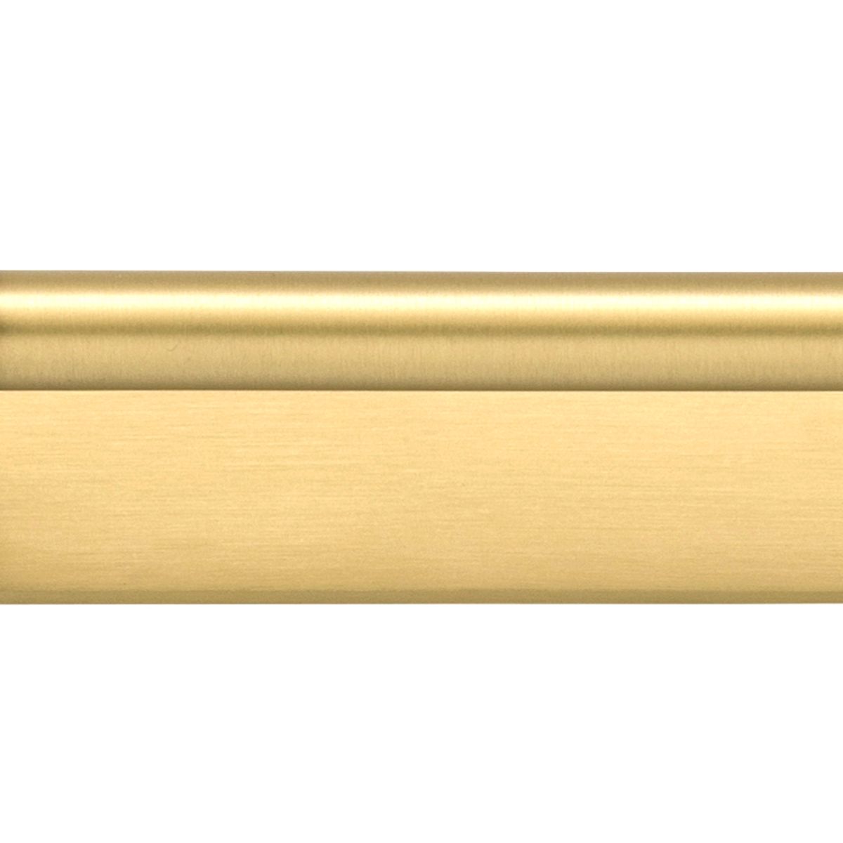 17152B - Helsinki Cabinet Pull with Backplate- CTC128mm - Brushed Gold PVD