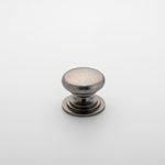 0572 - Sarlat Cupboard Knob - P27xD32mm - Distressed Nickel