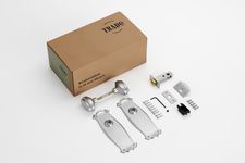 Bungalow Door Knob - Long Backplate Passage Set