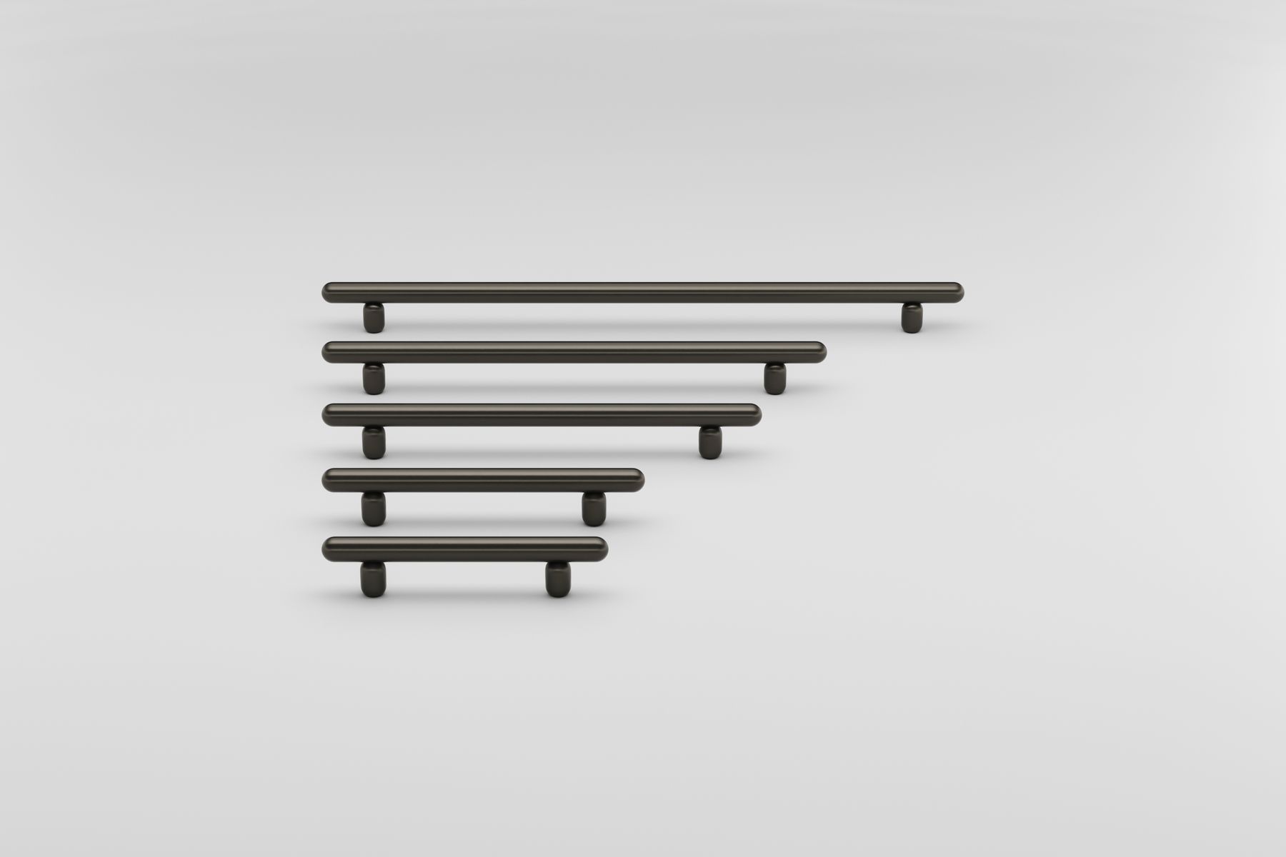 24041 - Puerto Cabinet Pull - CTC 160mm - Graphite PVD