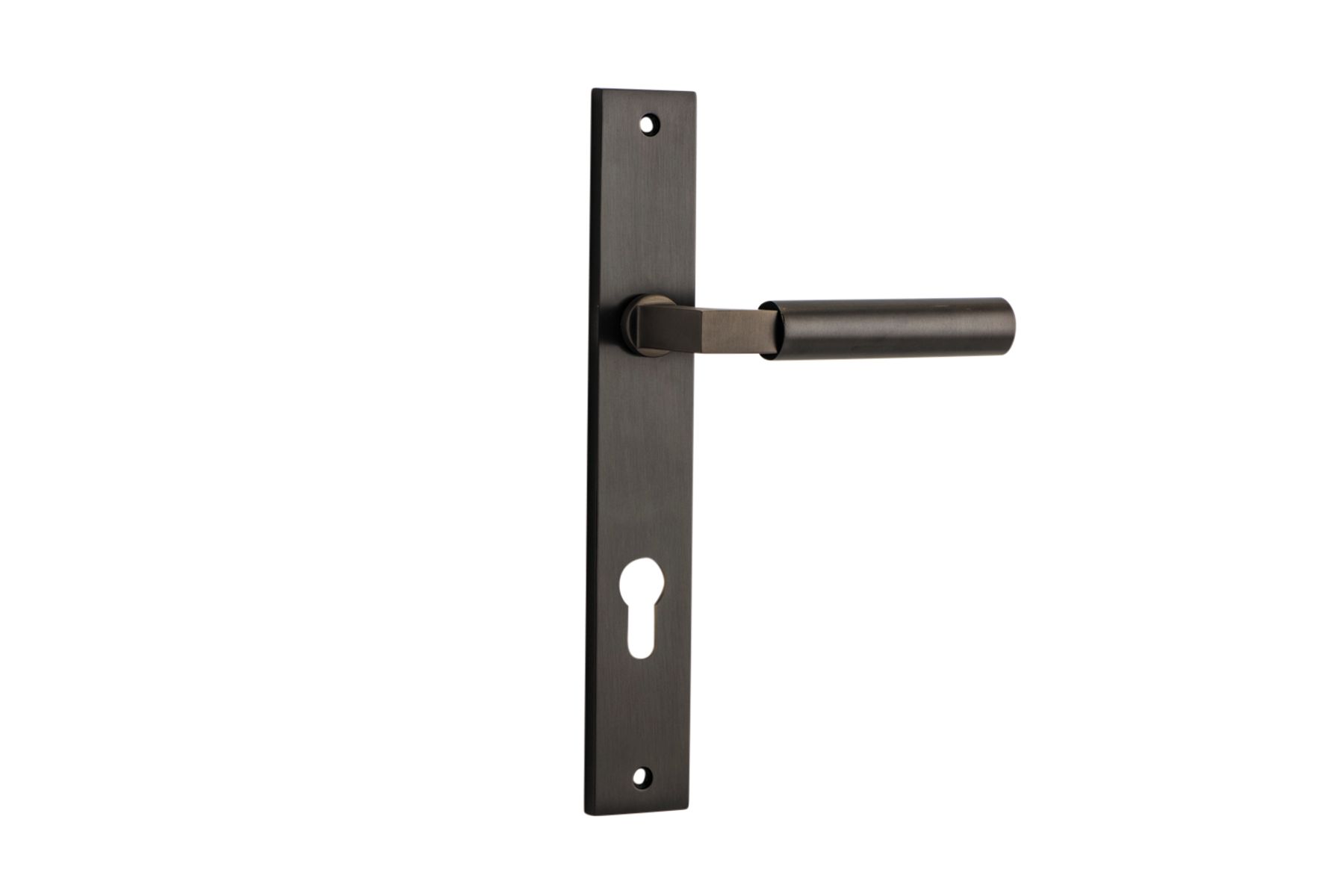 10750E85 - Berlin Lever - Rectangular Backplate - Signature Brass - Entrance