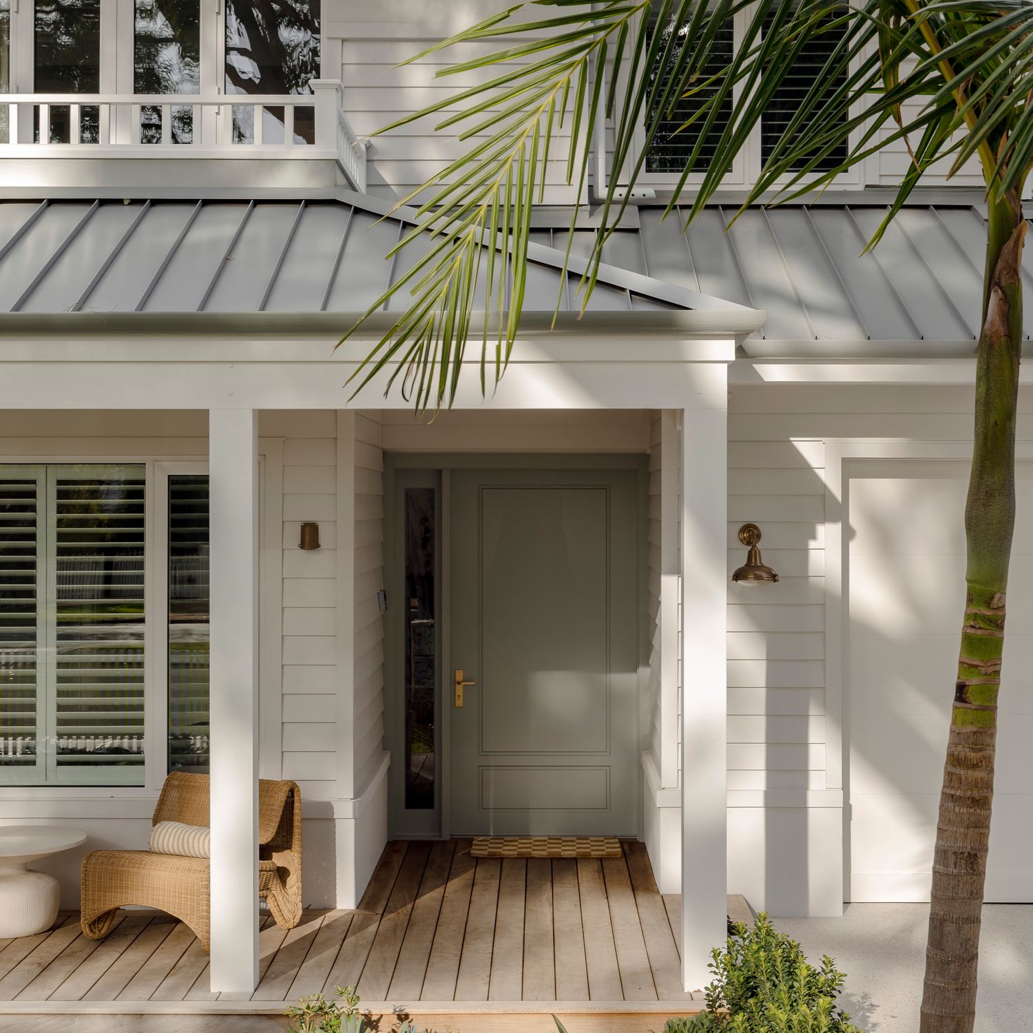 15244P85 - Annecy Lever - Stepped Backplate - Brushed Brass - Privacy