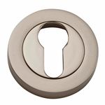 9309 - Euro Escutcheons -  Round - Satin Nickel