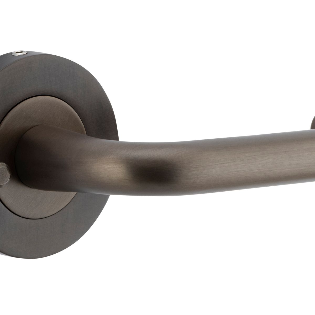 20351KIBPRIV60 - Oslo Lever - Round Rose (Inbuilt Privacy) - Signature Brass - Privacy