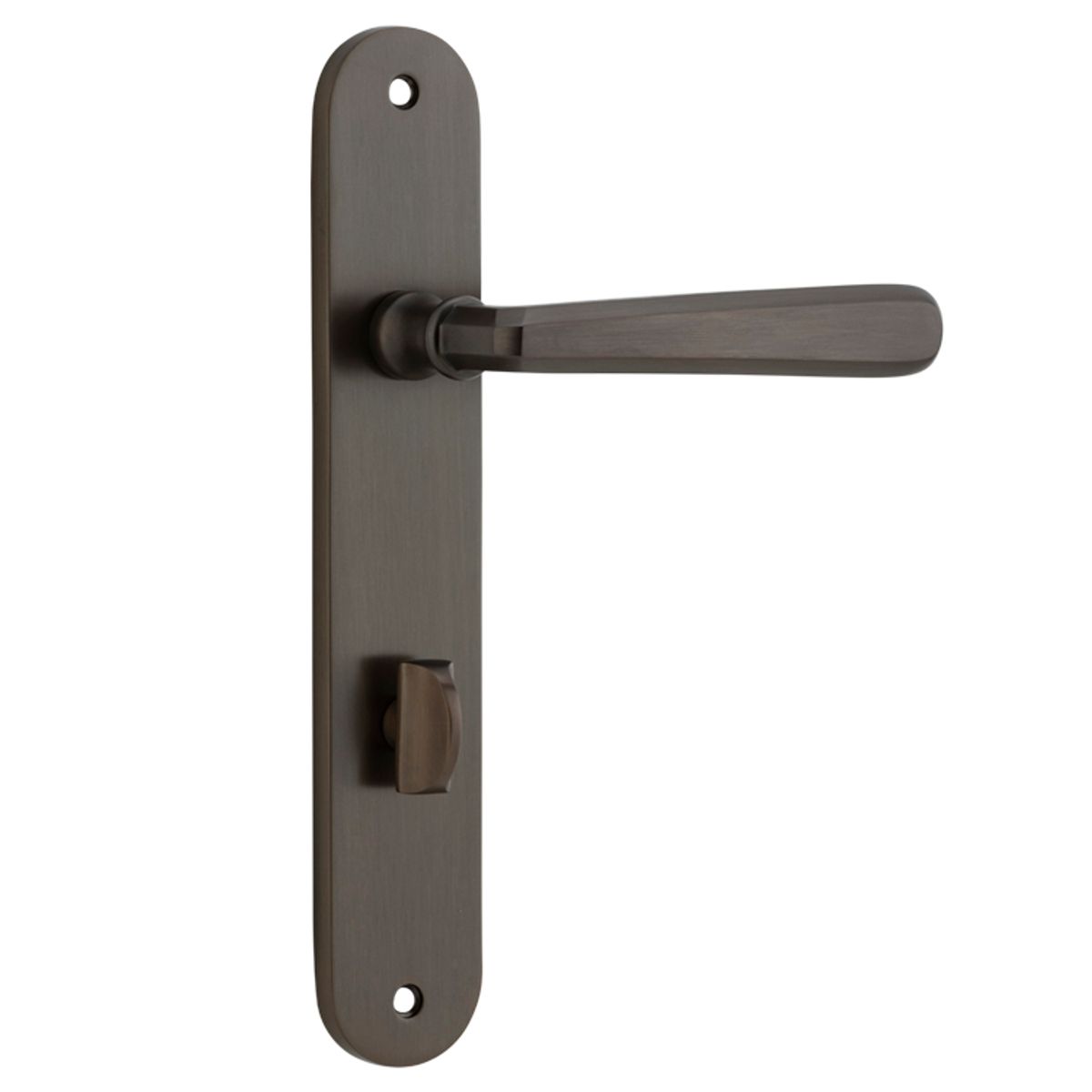 10876P85 - Copenhagen Lever - Oval Backplate - Signature Brass - Privacy