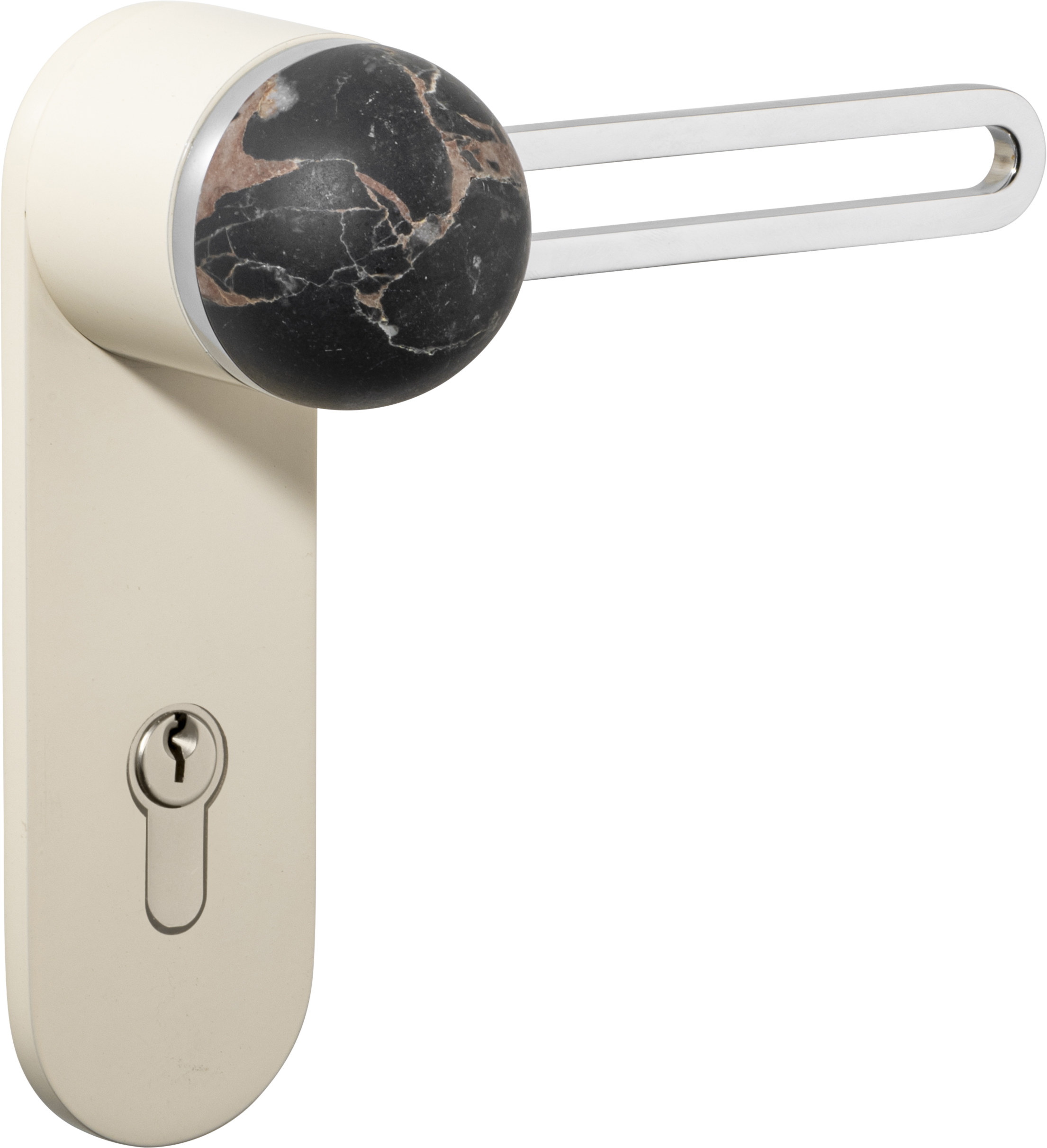 Polished Chrome/Bone