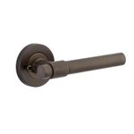 20621KIBPRIV60 - Helsinki Lever - Round Rose (Inbuilt Privacy) - Signature Brass - Privacy