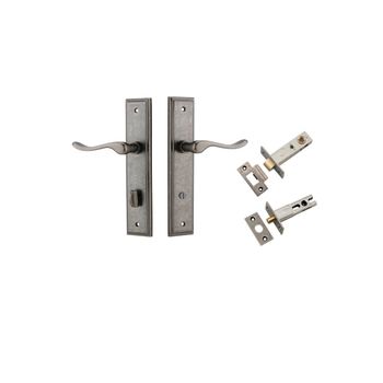Stirling Lever - Stepped Backplate Privacy Kit with Privacy Turn
