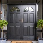 10876E85 - Copenhagen Lever - Oval Backplate - Signature Brass - Entrance