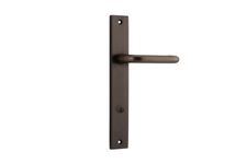10844P85 - Oslo Lever - Rectangular Backplate - Signature Brass - Privacy