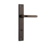 10844P85 - Oslo Lever - Rectangular Backplate - Signature Brass - Privacy